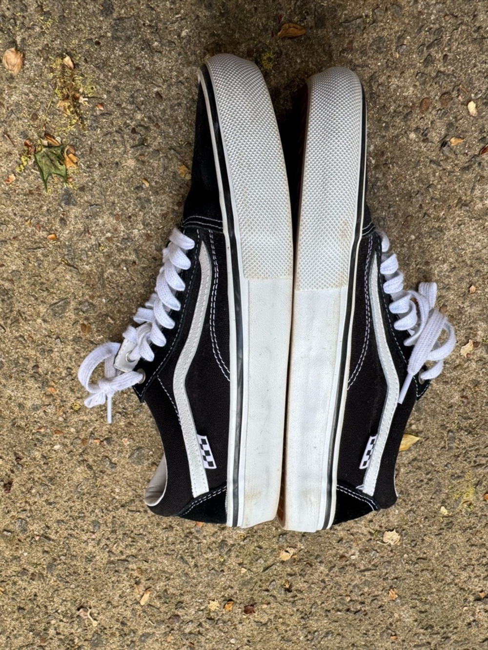 Vans Skate Old Skool Skate Shoe - Black - Picture 7 of 10